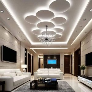 Two-Layer False Ceiling Design types of false ceiling design
