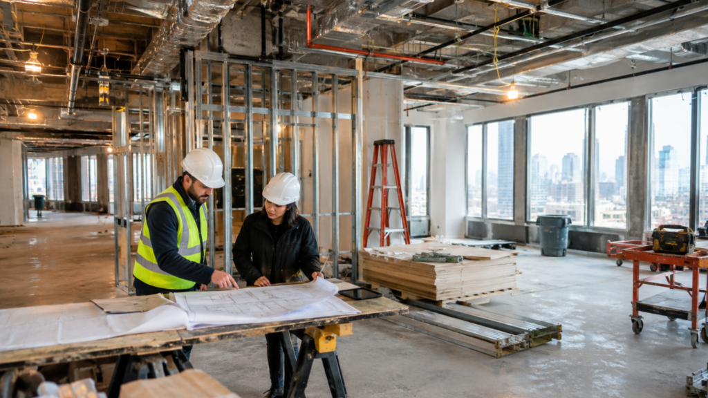 Commercial construction project in New York