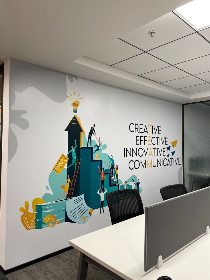 wall art for small office by interior designer