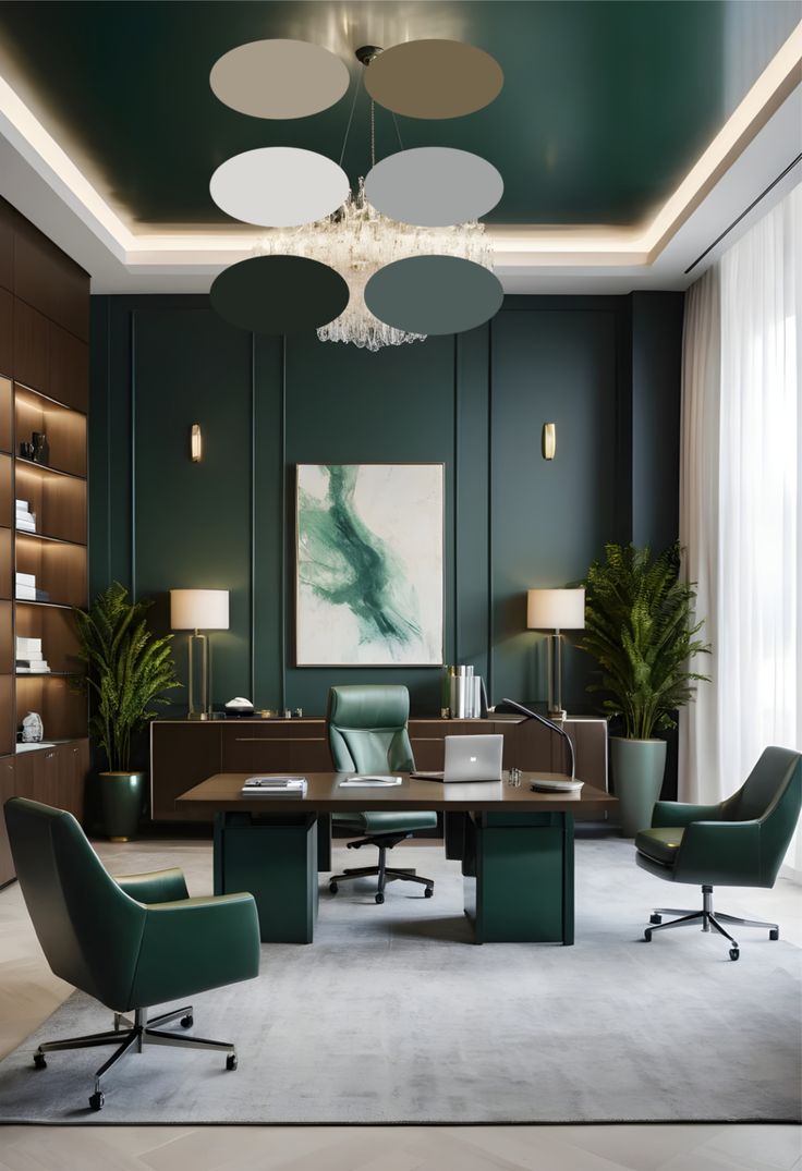 color pallet small office interior color by interior designer