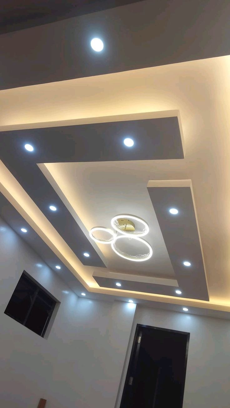 L-Shaped False Ceiling Design