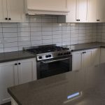 Classic White Subway Tile with Dark Grout