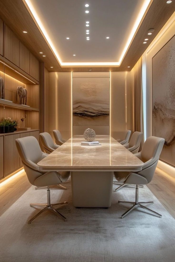 smart conference room for small office design by interior designer