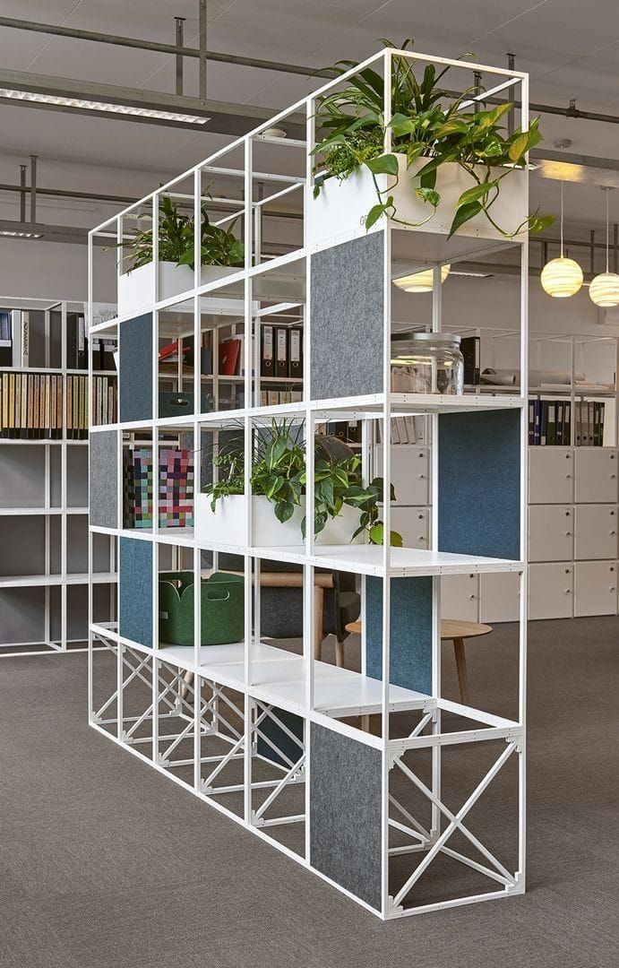 storage solution for small office interior design by interior designer
